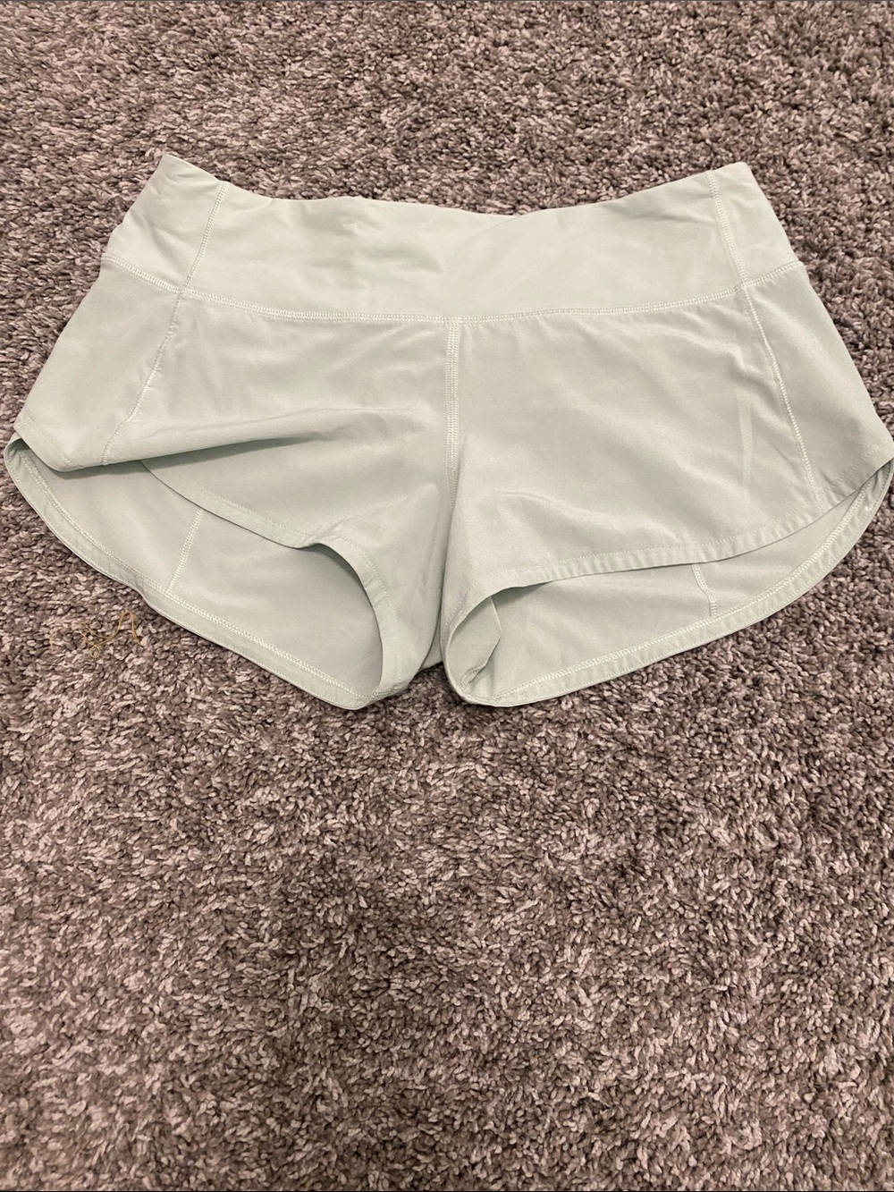 lululemon athletica Light Sage Women’s Running Shorts